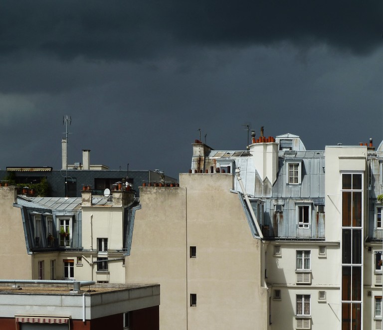 orage sur Paris
