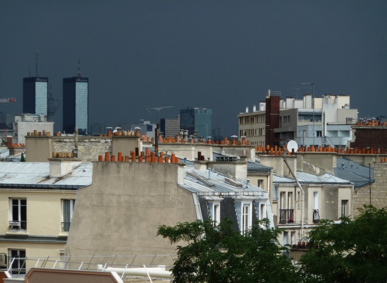 orage sur Paris