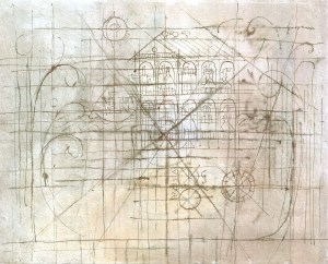 Casa Felice, encre et acrylique sur papier © 2021 Jean-Marc Plumauzille